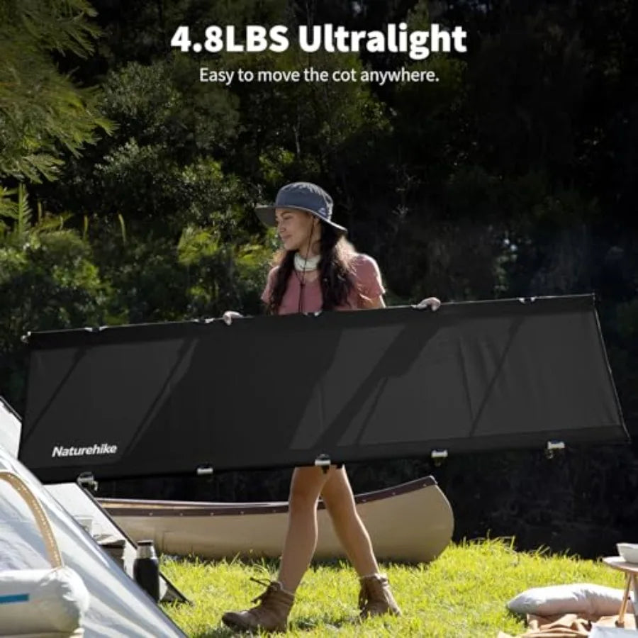 Ultralight Camping Cot with Storage Bag