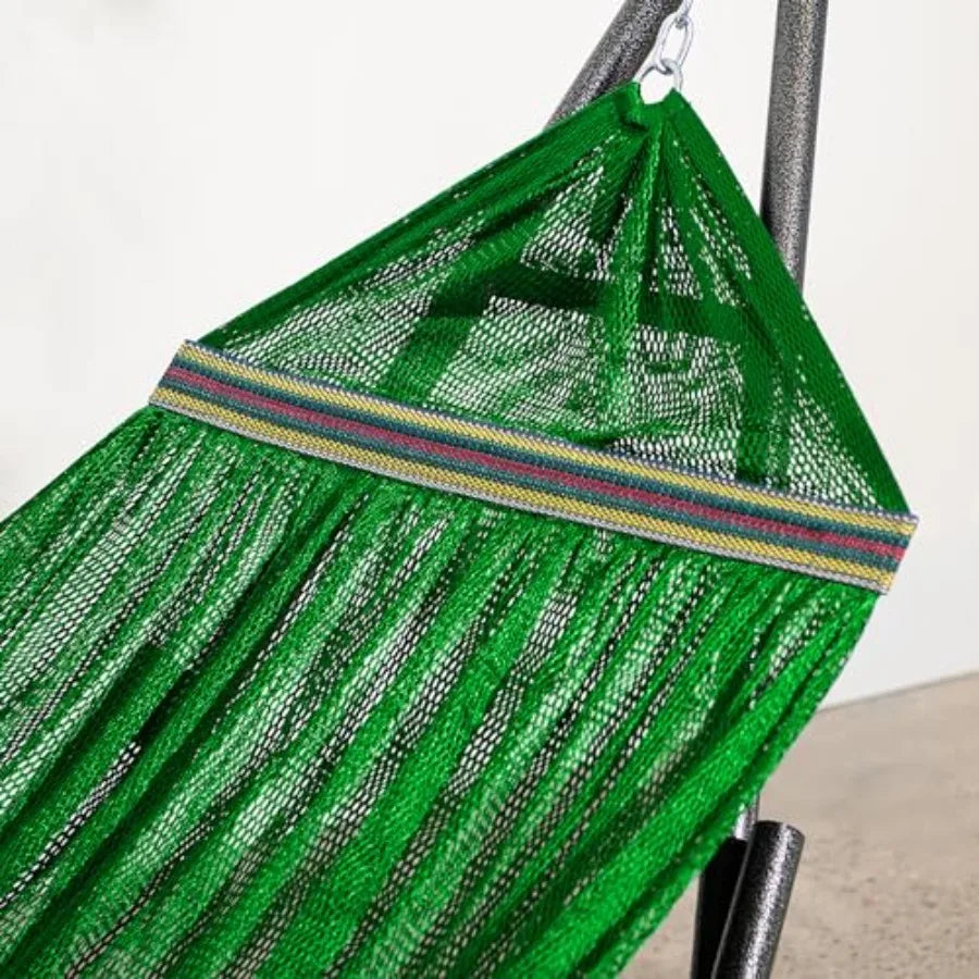 Hammock with Collapsible Steel Stand 450 LB Capacity and Carrying Case