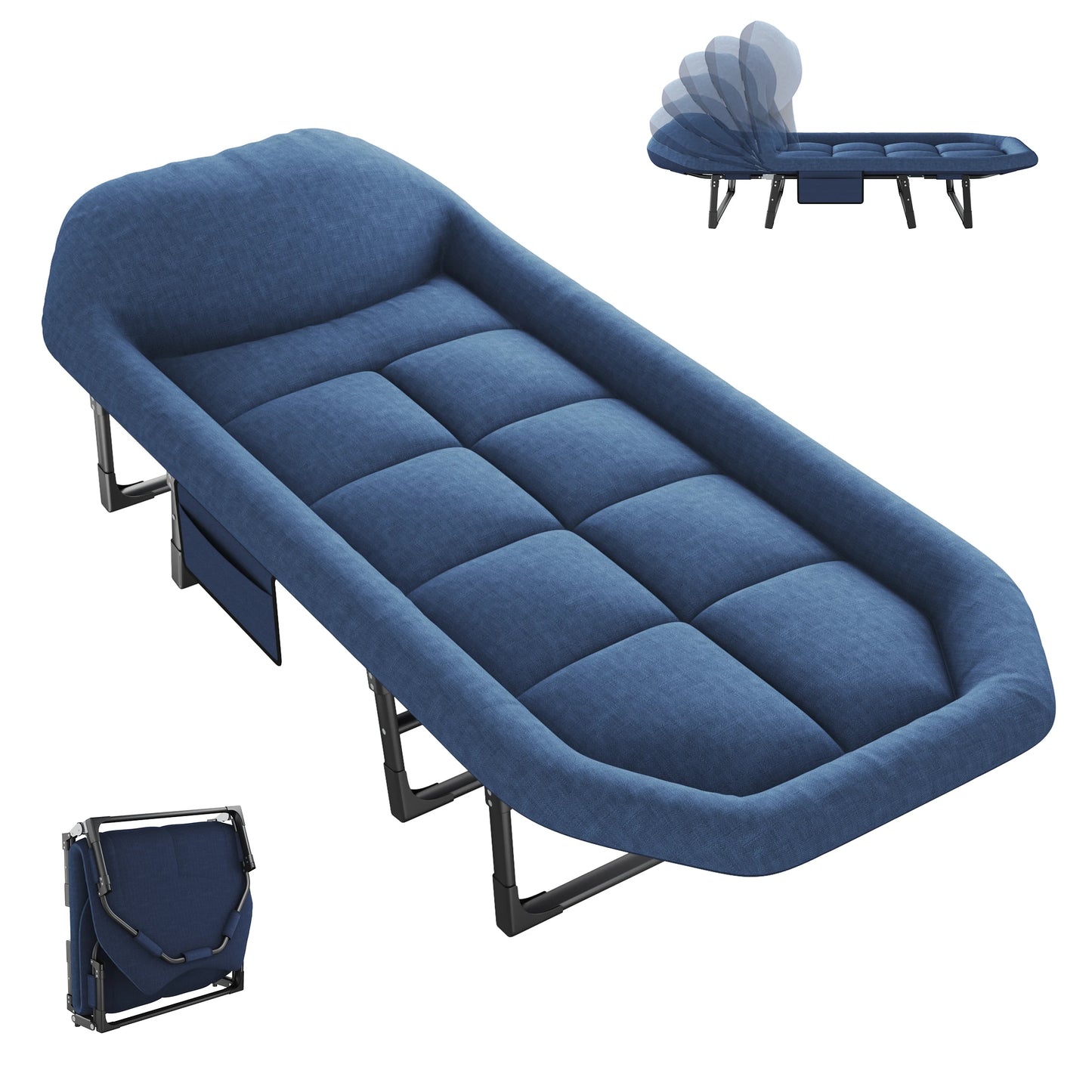 Camping  Cot  and Mattress, Lightweight with Carry Bag