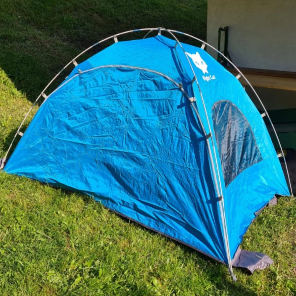 Night Cat Beach Tent Sun Shade Shelter 2–4 Person – UV Protection, Mesh Windows, Easy Setup