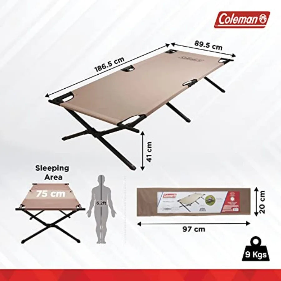 Cot with Easy Setup and Takedown