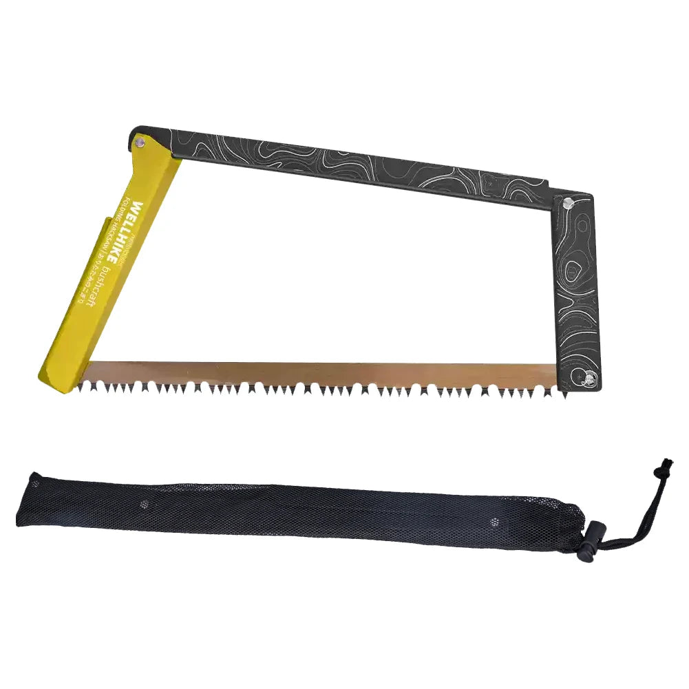 Folding Aluminum Alloy Wood Saw with Storage Bag